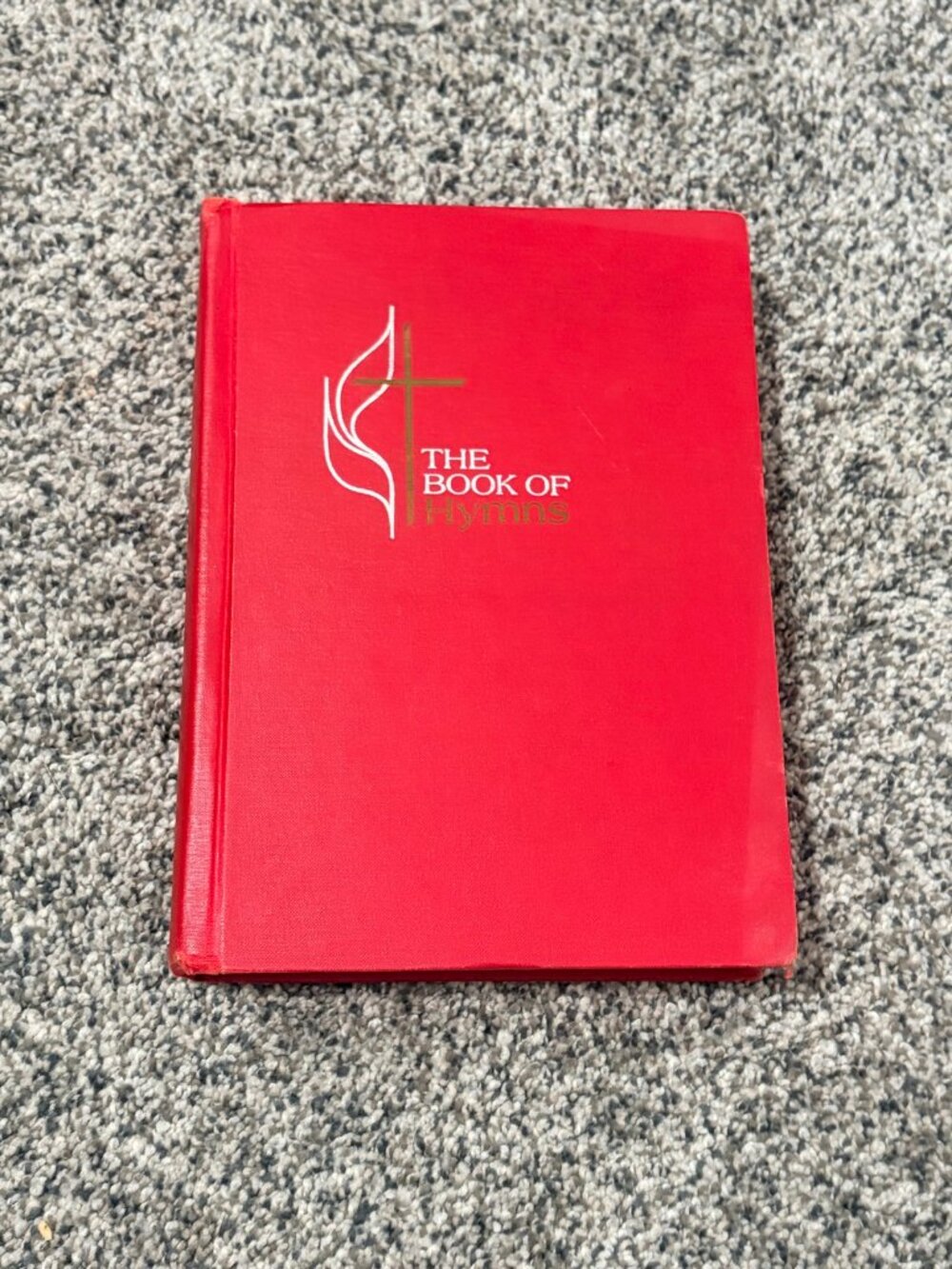 The Book of Hymns – 1966 – Red Hardcover – Estes Chapel Asbury